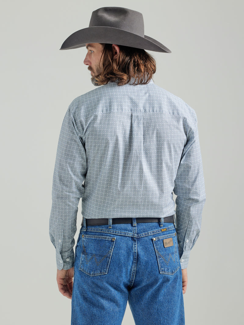 Load image into Gallery viewer, 112324885 - Men&#39;s Wrangler George Strait Long Sleeve Shirt - Grey
