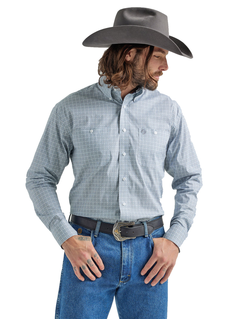 Wrangler, Shirts, Vintage Long Sleeve Button Up Shirt By 2x Wrangler Size  Medium