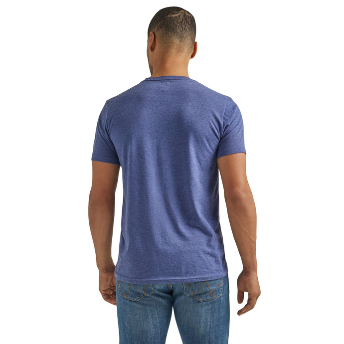 112339558 - Wrangler® Short Sleeve T-Shirt - Denim Heather