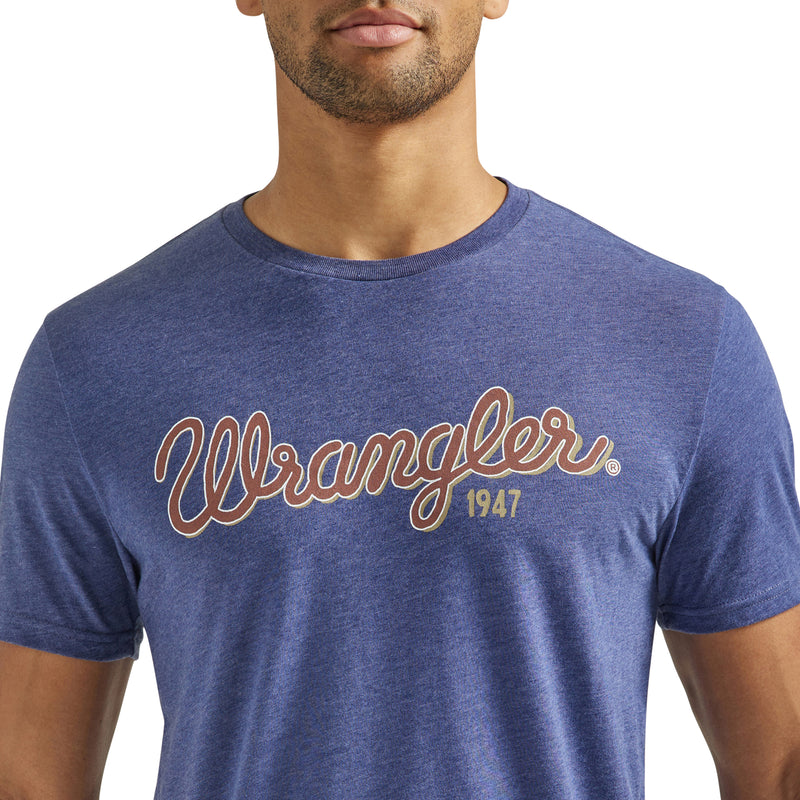 Load image into Gallery viewer, 112339558 - Wrangler® Short Sleeve T-Shirt - Denim Heather
