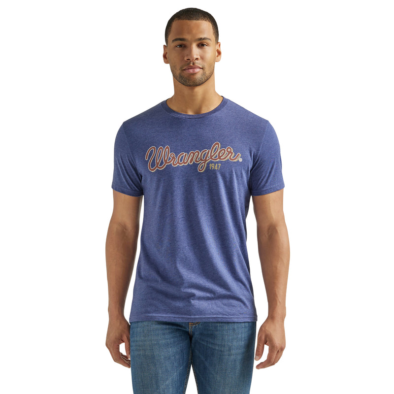 Load image into Gallery viewer, 112339558 - Wrangler® Short Sleeve T-Shirt - Denim Heather
