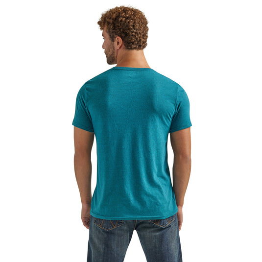 112339561 - Wrangler® Short Sleeve T-Shirt - Cyan Heather