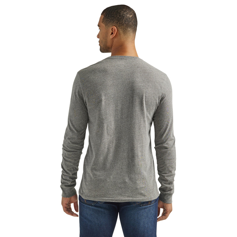 Load image into Gallery viewer, 112339600 - Wrangler Men&#39;s Long Sleeve Desert Sunrise T-Shirt in Graphite Heather
