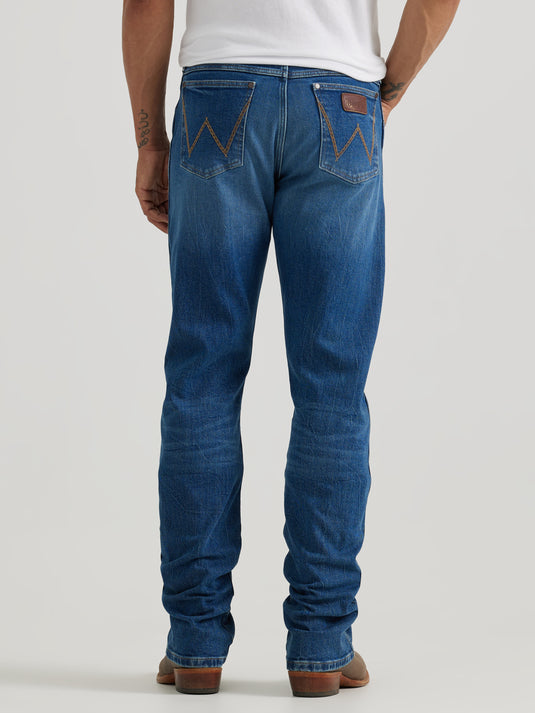 112344467 - Men's Wrangler Retro® Slim Fit Bootcut Jean In Blaze