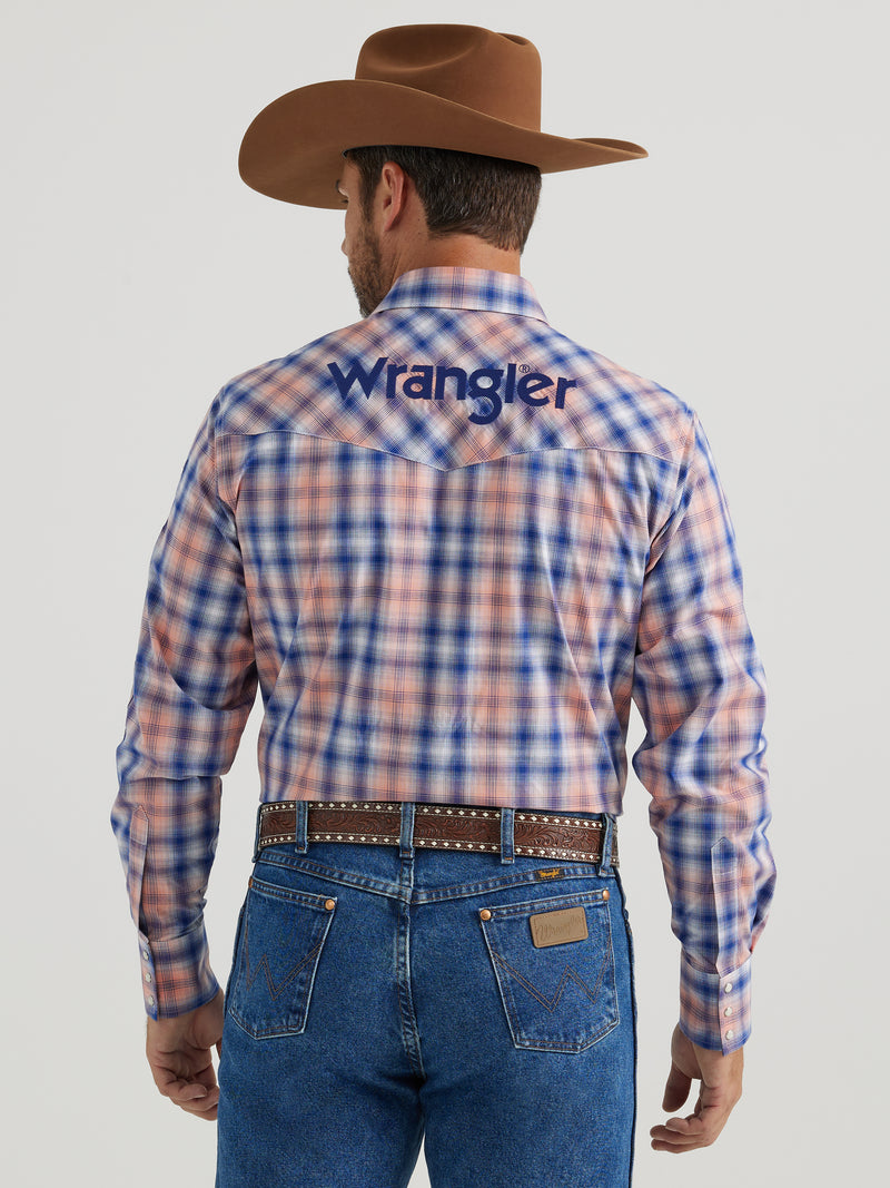 Load image into Gallery viewer, 112346223 - Wrangler® Long Sleeve Logo Shirt - Multi
