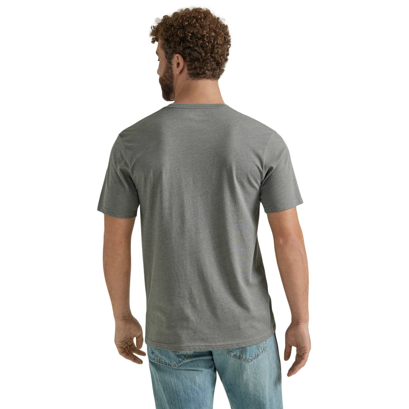 Load image into Gallery viewer, 112346568 - Men&#39;s Wrangler Coconut Cowboy Graphic T-Shirt In Pewter
