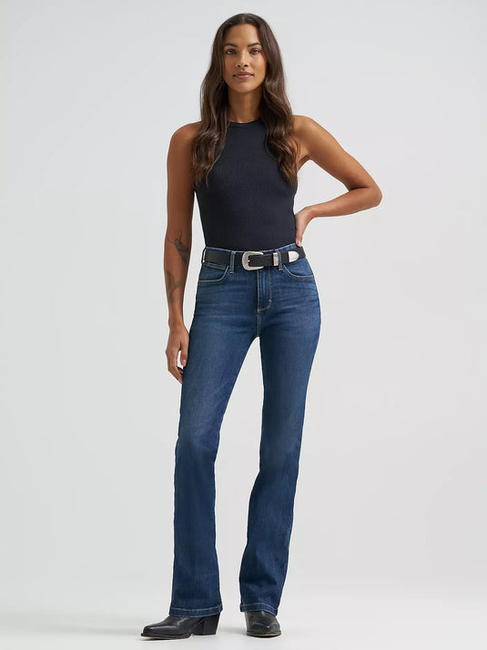 112359277 - Women's Wrangler BESPOKE High Rise Bootcut Jean