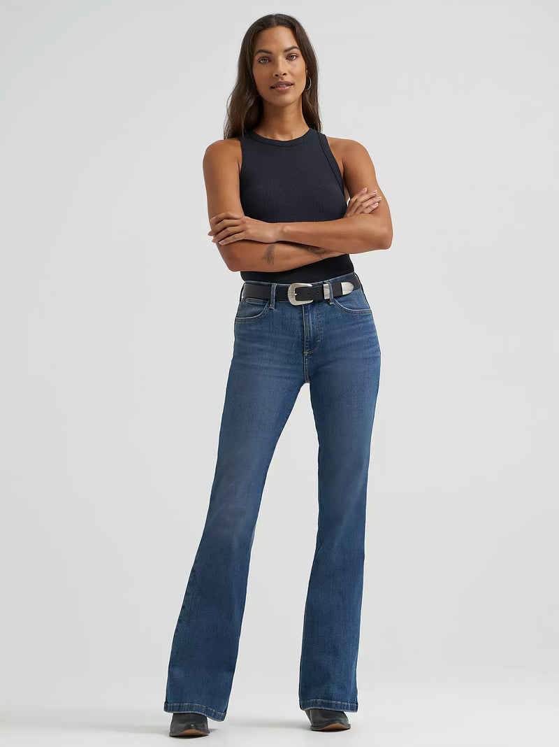 Load image into Gallery viewer, 112359281 - Women's Wrangler BESPOKE High Rise Flare Jean
