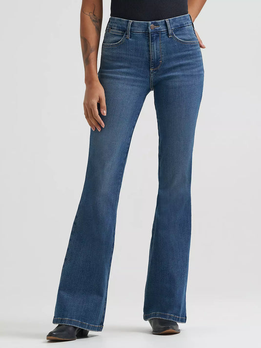 112359281 - Women's Wrangler BESPOKE High Rise Flare Jean
