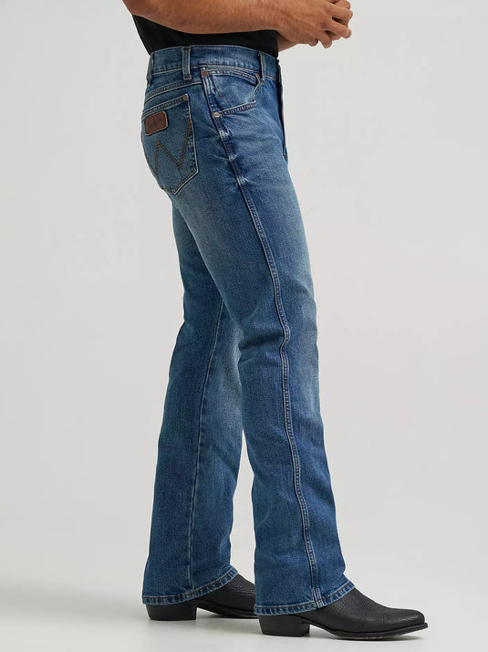 112361323 - Men's Wrangler Retro® Slim Fit Bootcut Jean Harris