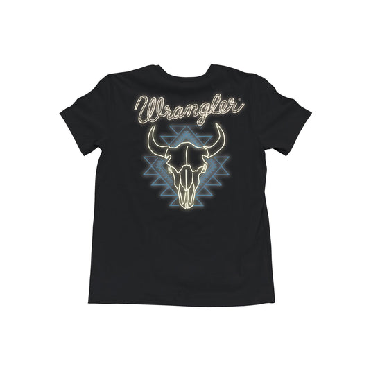 112368638 - Wrangler® Short Sleeve T-Shirt - Regular Fit - Black Beauty