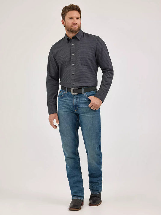 112369540- Wrangler Men's Cody Johnson One Pocket Button Down Shirt