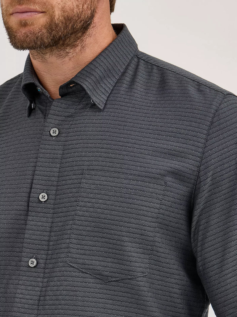Load image into Gallery viewer, 112369540- Wrangler Men's Cody Johnson One Pocket Button Down Shirt
