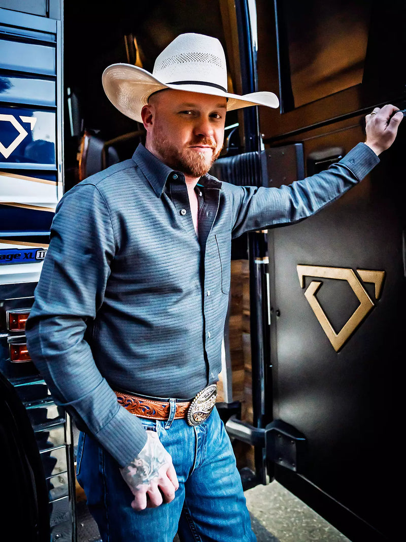 Load image into Gallery viewer, 112369540- Wrangler Men's Cody Johnson One Pocket Button Down Shirt
