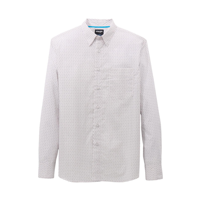 Load image into Gallery viewer, 112369549- Wrangler® X Cody Johnson Long Sleeve Shirt - Classic Fit - White/Fig
