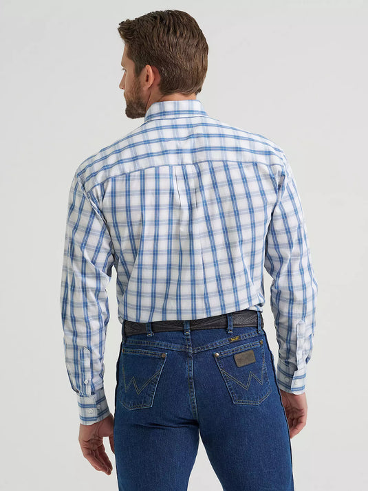 112369573-Wrangler® George Strait™ Long Sleeve Button Down One Pocket Shirt