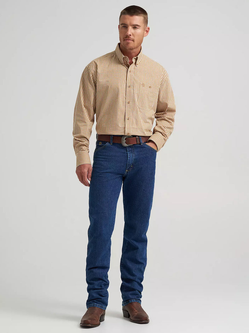 Load image into Gallery viewer, 112369595- Wrangler® George Strait™ Long Sleeve Button Down One Pocket Shirt
