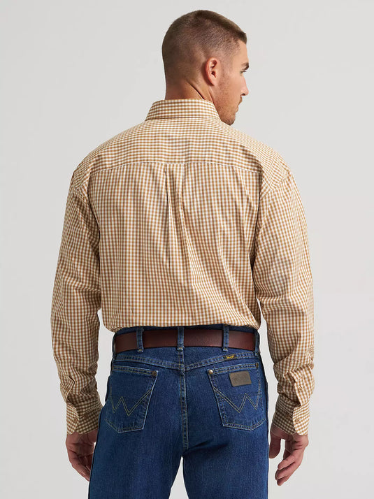 112369595- Wrangler® George Strait™ Long Sleeve Button Down One Pocket Shirt