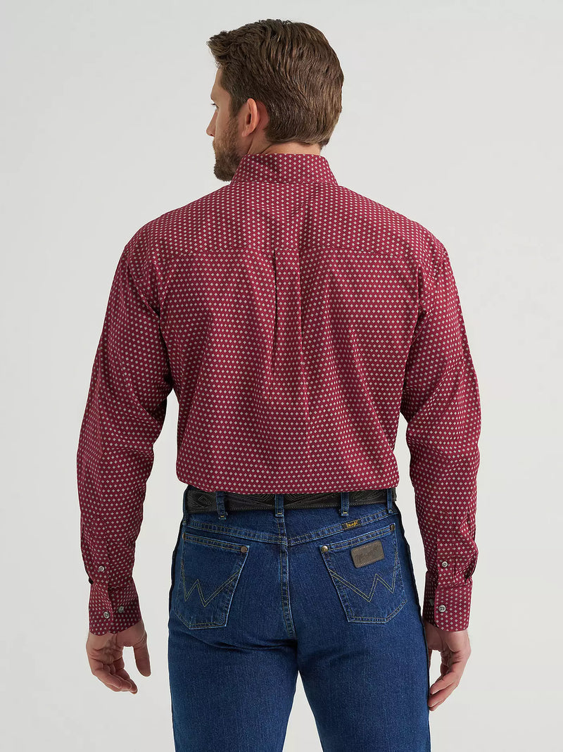 Load image into Gallery viewer, 112369639- Wrangler® George Strait™ Long Sleeve Button Down One Pocket Shirt
