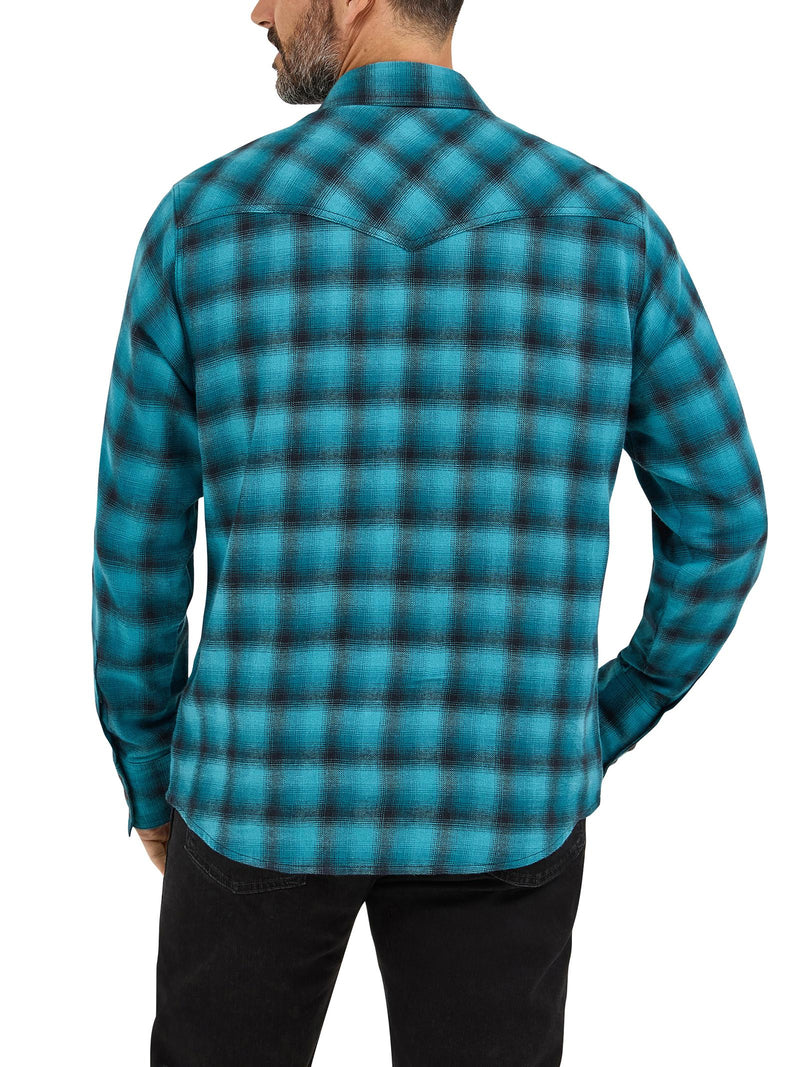 Load image into Gallery viewer, 112370176 - Wrangler Retro® Long Sleeve Flannel Shirt - Modern Fit
