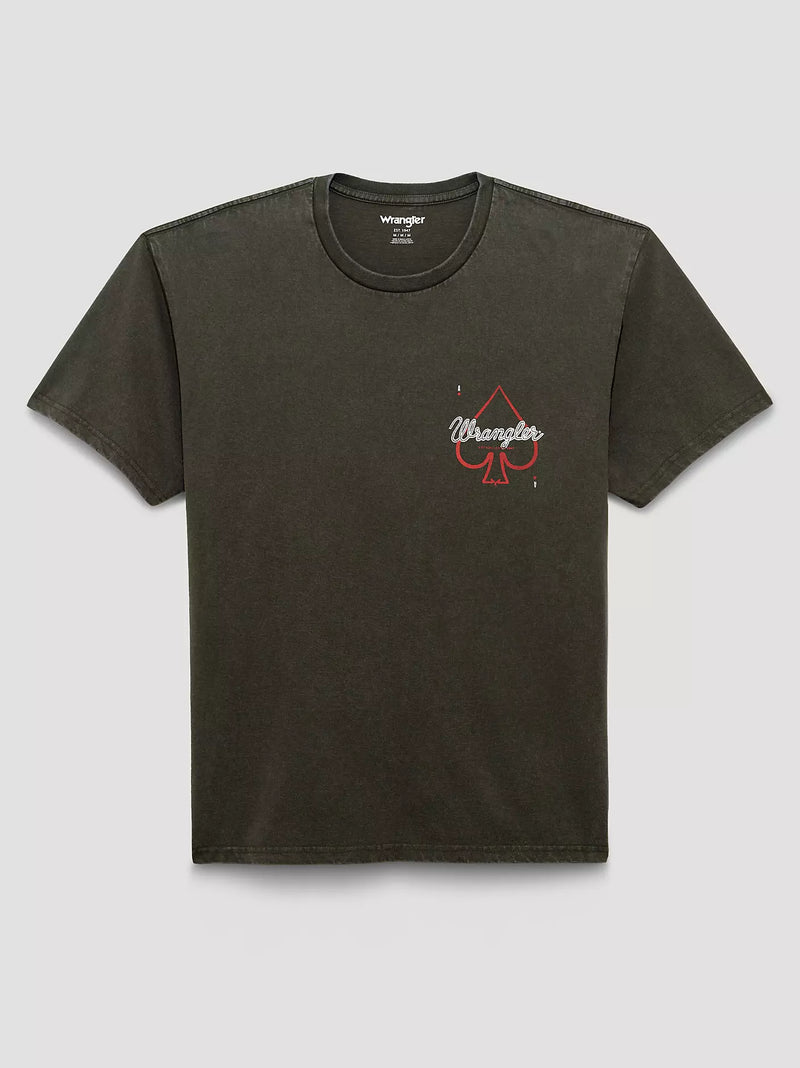 Load image into Gallery viewer, 112372855 - Wrangler Wilder Than Aces Back Graphic T-Shirt
