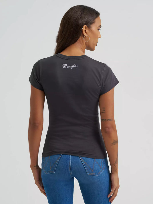 112372944 - Women's Rhinestone Bless Your Heart Shrunken Band Tee