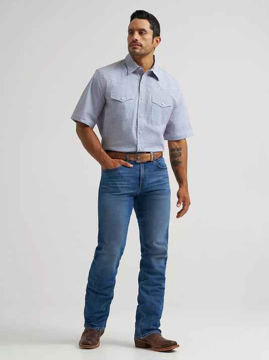 112374290 - Wrangler Men's 20X® Competition Advanced Comfort SS Western Snap Shirt