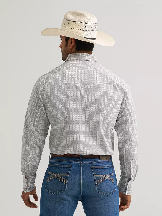 112374296 - Wrangler Men's 20X® Competition Long Sleeve Two Pocket Western Snap Shirt