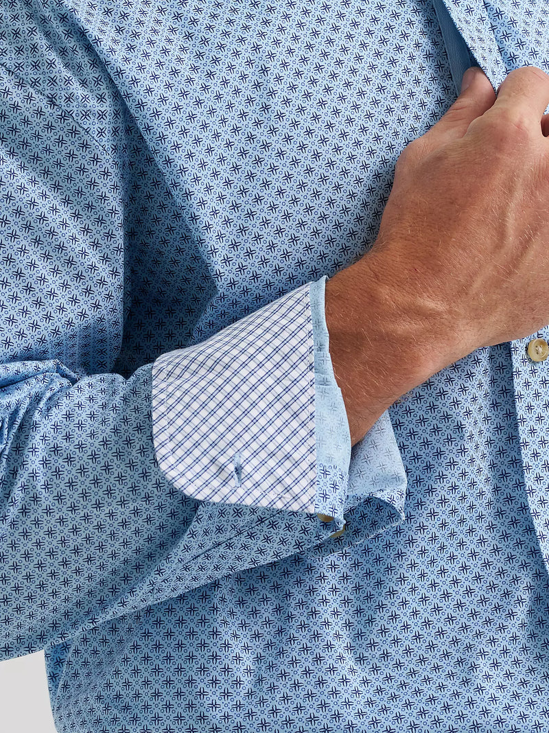 Load image into Gallery viewer, 112374582 - Wrangler® George Strait™ Long Sleeve Button Down One Pocket Shirt
