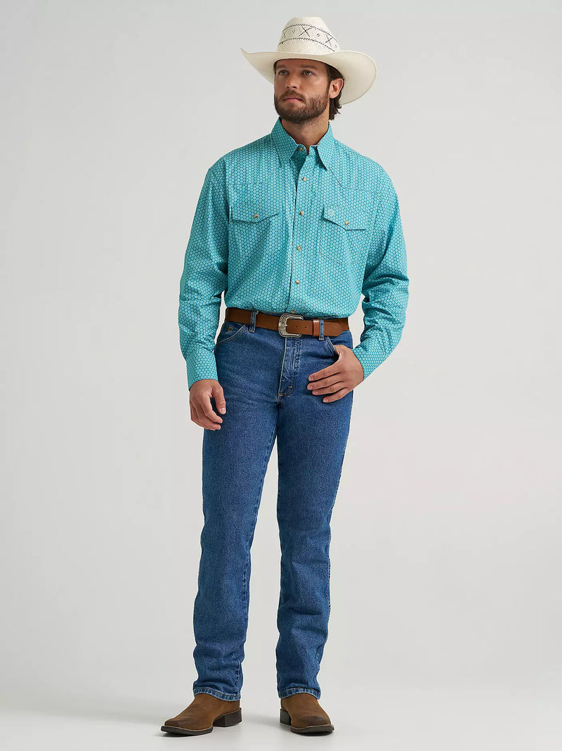 Load image into Gallery viewer, 112374597 - Wrangler® George Strait™ Troubadour Long Sleeve Western Snap Shirt
