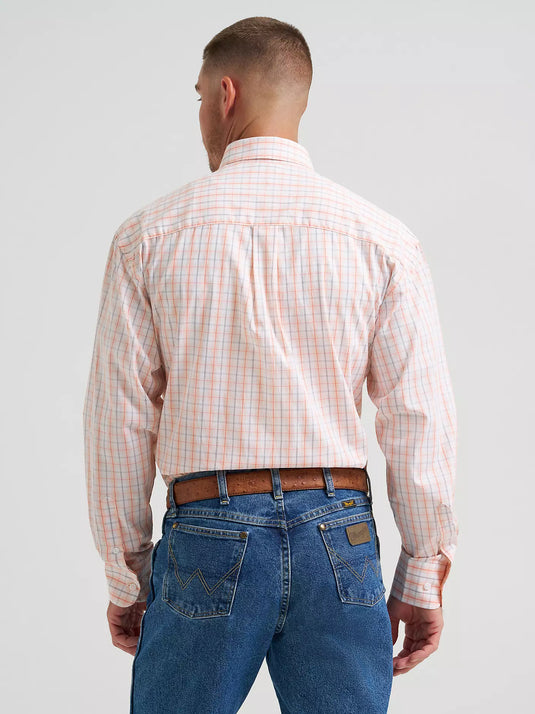 112374610 - Wrangler Men's George Strait™ Long Sleeve Button Down One Pocket Shirt