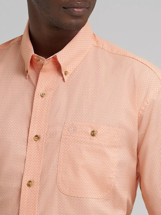112374611 - Wrangler® George Strait™ Short Sleeve One Pocket Button Down Shirt