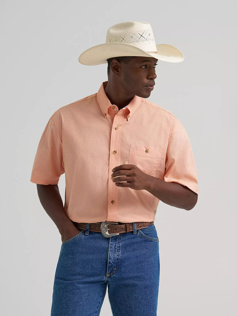 Load image into Gallery viewer, 112374611 - Wrangler® George Strait™ Short Sleeve One Pocket Button Down Shirt
