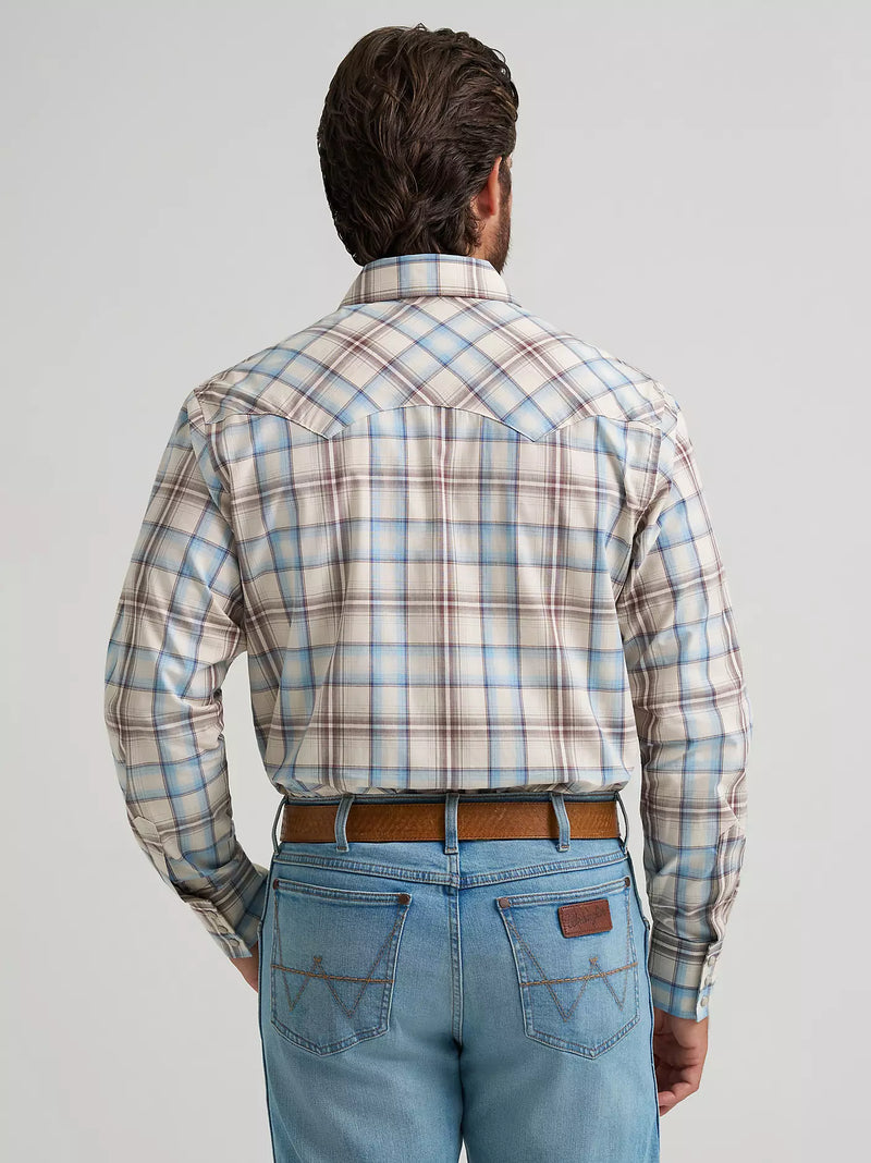 Load image into Gallery viewer, 112374742 - Wrangler Men's Retro® Long Sleeve Sawtooth Snap Pocket Western Shirt
