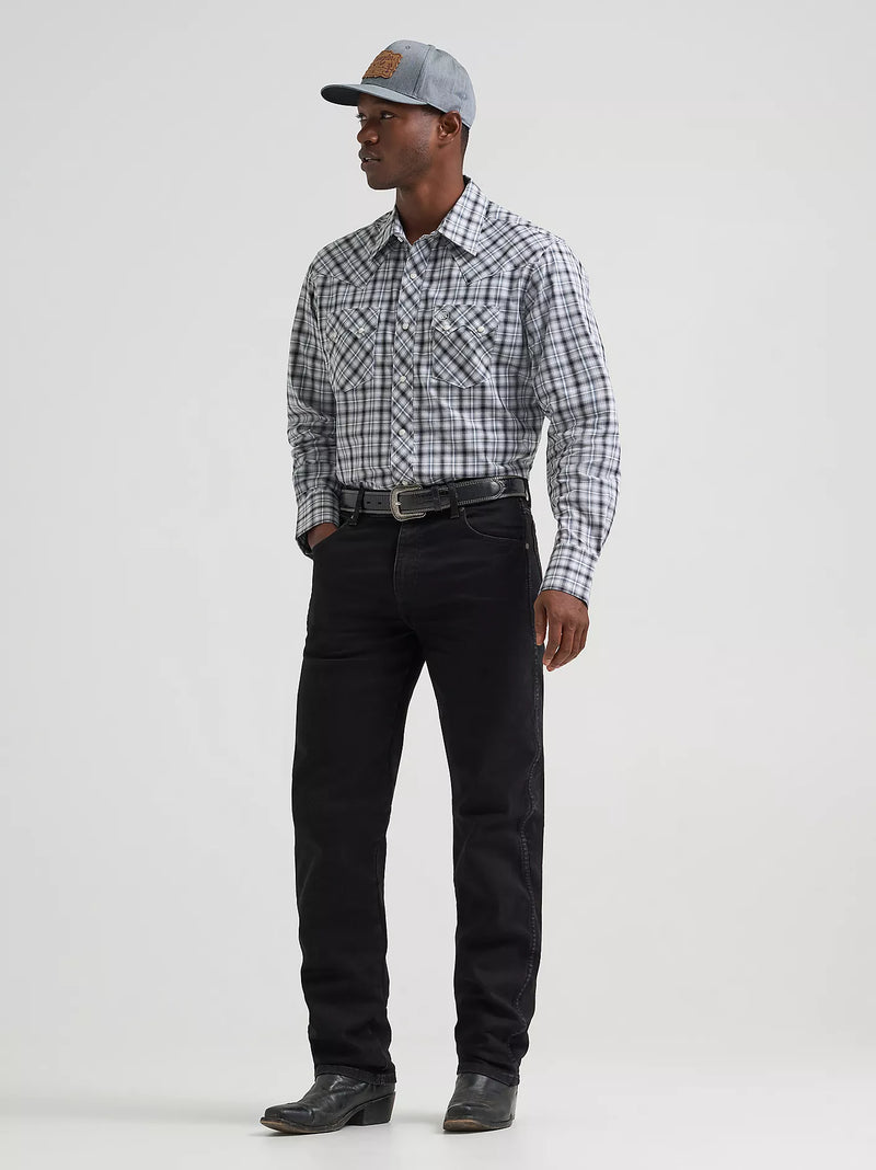 Load image into Gallery viewer, 112374743 - Wrangler Men's Retro® Long Sleeve Sawtooth Snap Pocket Western Shirt
