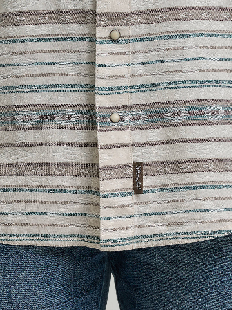 Load image into Gallery viewer, 112374977 - Wrangler Men's Retro® Premium Long Sleeve Western Snap Printed Shirt
