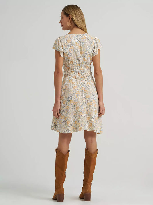 112375112 - Wrangler Women's Tiered Bodice Dress