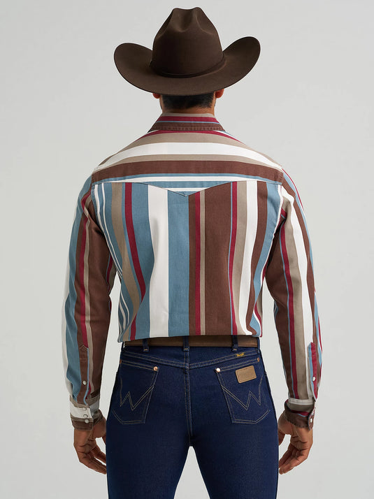 112375204 - Wrangler® Long Sleeve Brushpopper Vintage Shirt