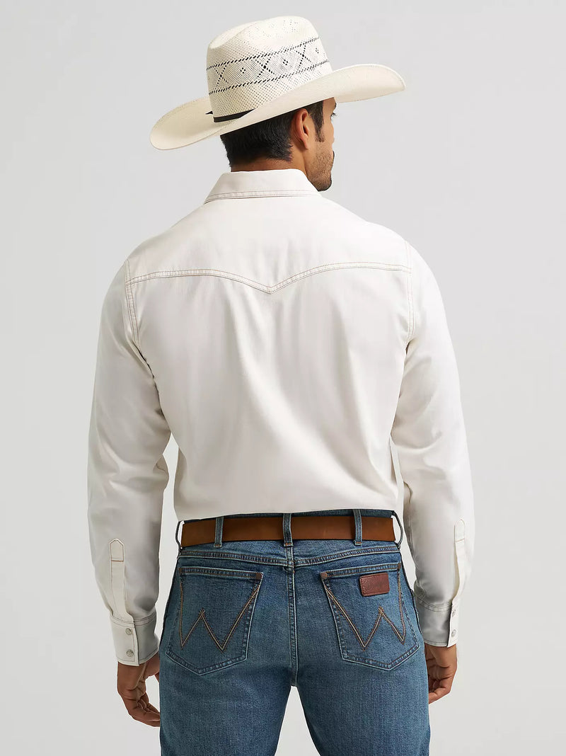 Load image into Gallery viewer, 112375745 - Wrangler Men's Retro® Premium Western Snap Solid Shirt
