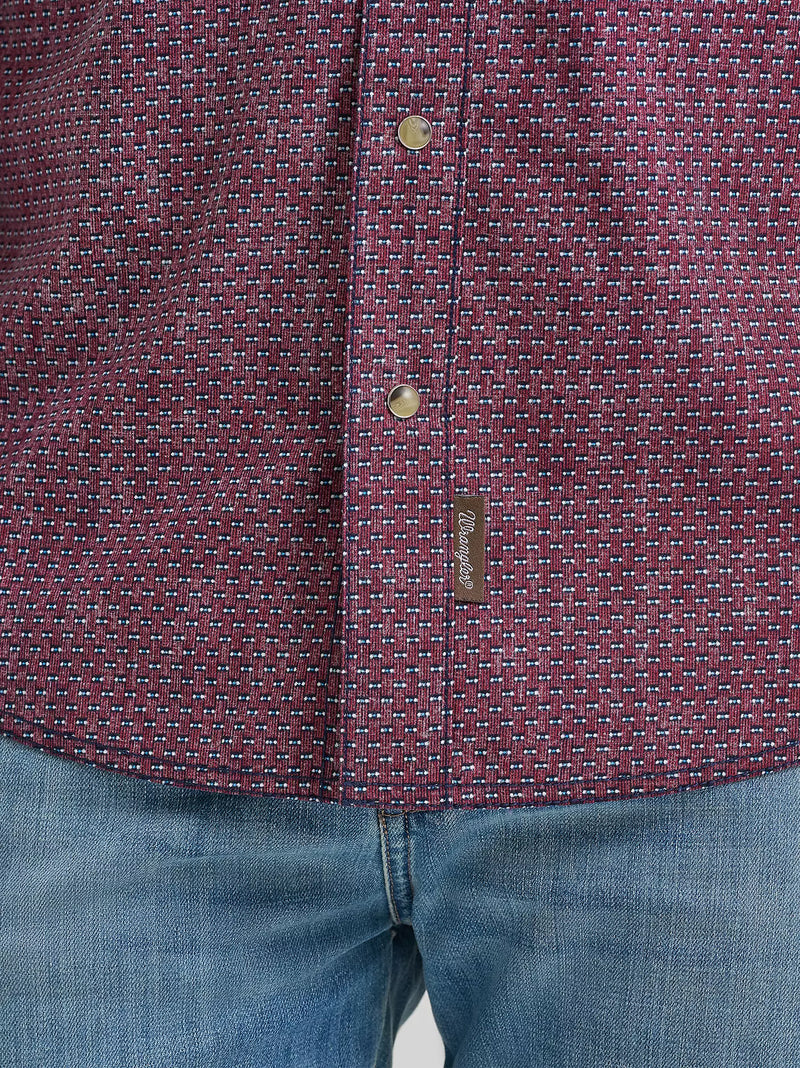 Load image into Gallery viewer, 112378797 - Wrangler Men's Retro® Premium Long Sleeve Western Snap Printed Shirt
