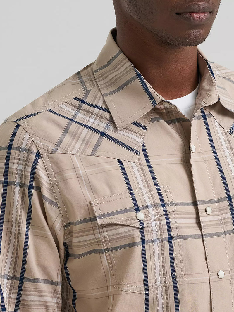 Load image into Gallery viewer, 112378798 - Wrangler Men's Retro® Premium Long Sleeve Western Snap Printed Shirt
