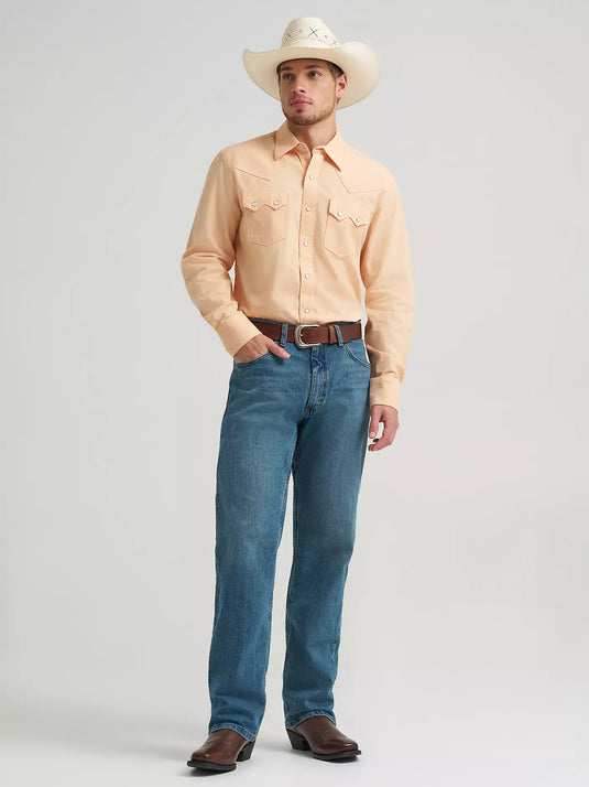 112378967 - Wrangler Men's Cody Johnson Two Pocket Western Snap Shirt