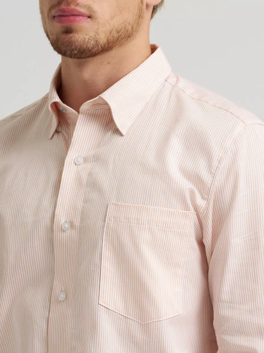 112378973 - Wrangler Men's Cody Johnson One Pocket Button Down Shirt