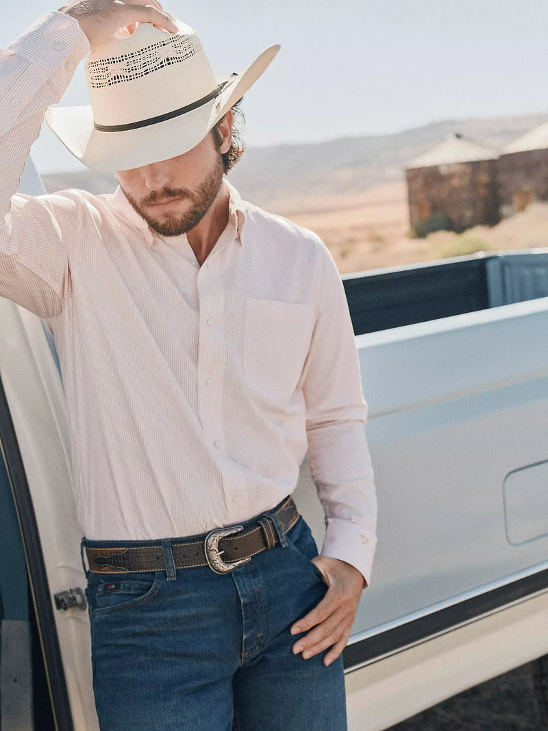 Load image into Gallery viewer, 112378973 - Wrangler Men's Cody Johnson One Pocket Button Down Shirt
