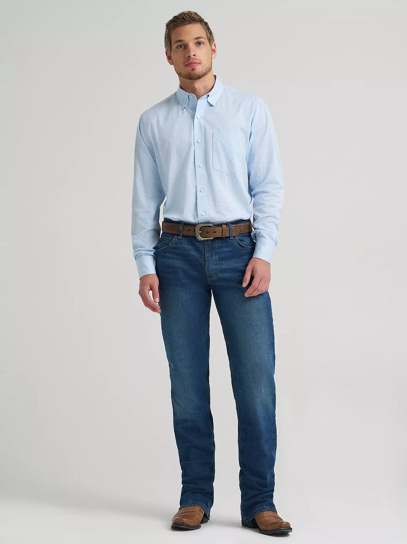 Load image into Gallery viewer, 112378975 - Wrangler Men's Cody Johnson One Pocket Button Down Shirt
