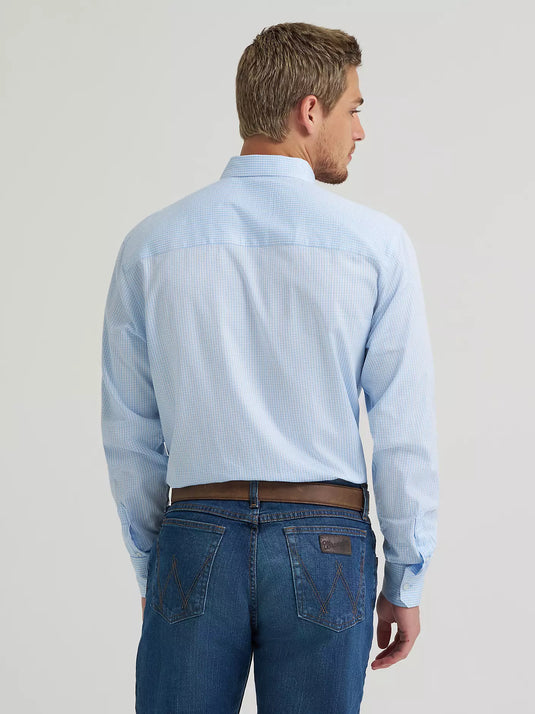 112378975 - Wrangler Men's Cody Johnson One Pocket Button Down Shirt