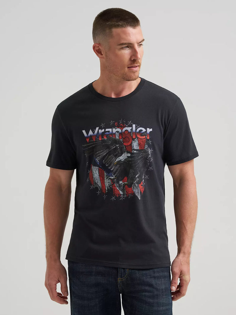 Load image into Gallery viewer, 112379580 - Wrangler Eagle Landing Graphic T-Shirt
