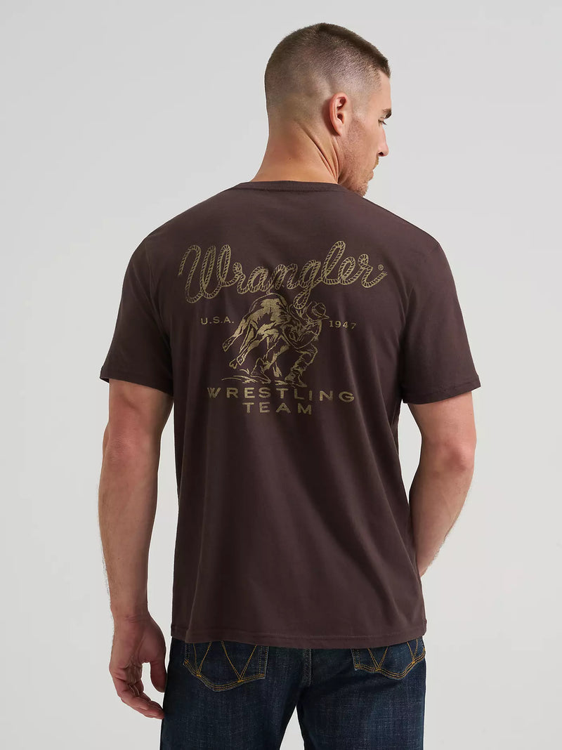 Load image into Gallery viewer, 112380267 - Wrangler Rodeo Wrestling Team Graphic T-Shirt
