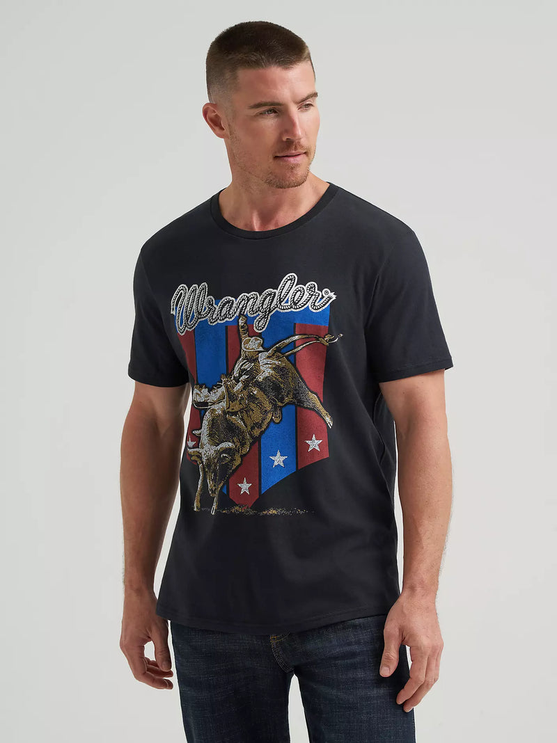 Load image into Gallery viewer, 112380297 - Wrangler Maverick Bull Graphic T-Shirt
