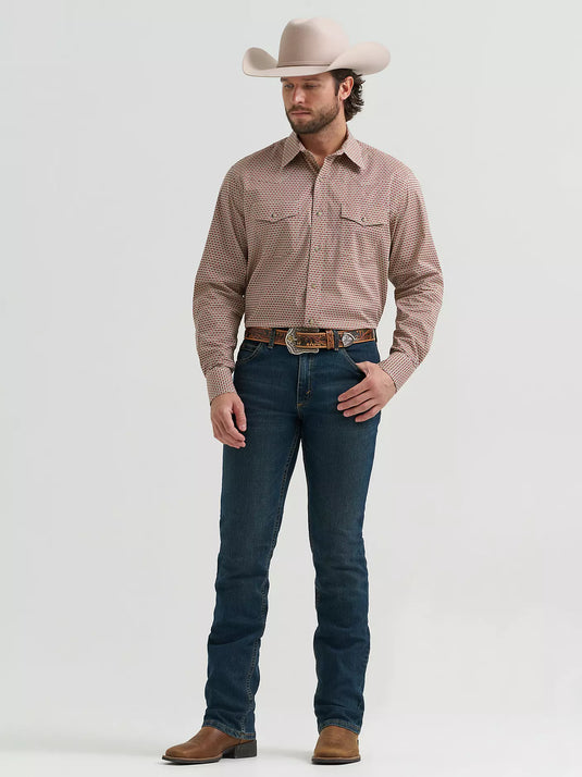 112381478 - Wrangler Men's 20X® Competition Advanced Comfort Two Pocket Western Snap Shirt